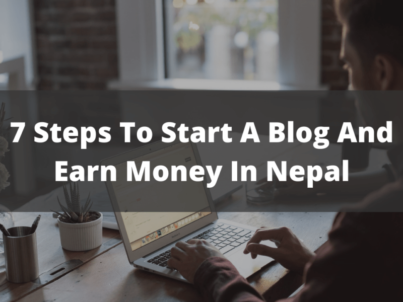 how to start a blog and earn money in nepal